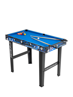 Wilton Bradley Power Play 3ft Stand Up Pool Table, Blue, Multi