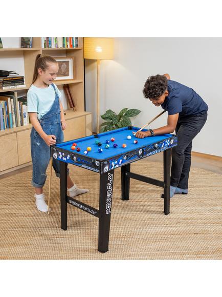 Wilton Bradley Power Play 3ft Stand Up Pool Table, Blue - view 2, Multi