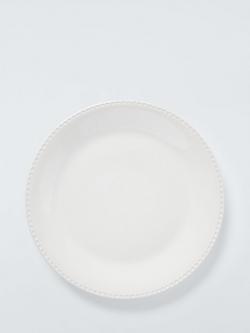 John Lewis Heath Stoneware Dinner Plate, 28cm, White, 