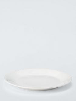 John Lewis Heath Stoneware Dinner Plate, 28cm, White - view 2, 