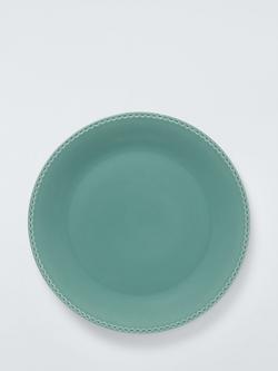 John Lewis x Sanderson Heath Stoneware Dinner Plate, 28cm, Teal, Teal