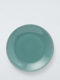 John Lewis x Sanderson Heath Stoneware Side Plate, 21cm, Teal, Teal