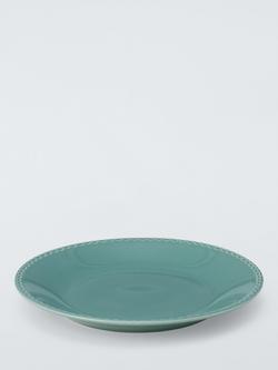 John Lewis x Sanderson Heath Stoneware Side Plate, 21cm, Teal - view 2, Teal