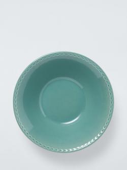John Lewis x Sanderson Heath Stoneware Cereal Bowl, 17cm, Teal - view 2, Teal