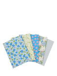 Liberty Postcard From Paradise Fat Quarters, Pack of 5, Breeze