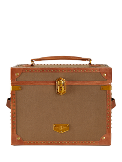 WOLF Ida Trunk Jewellery Box, Khaki, Khaki