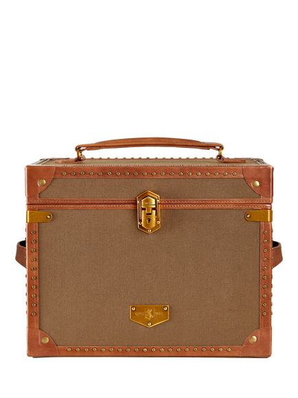 WOLF Ida Trunk Jewellery Box, Khaki, Khaki