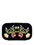 WOLF Zoe Velvet Rectangular Travel Jewellery Case
