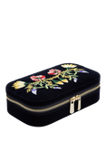 WOLF Zoe Velvet Rectangular Travel Jewellery Case