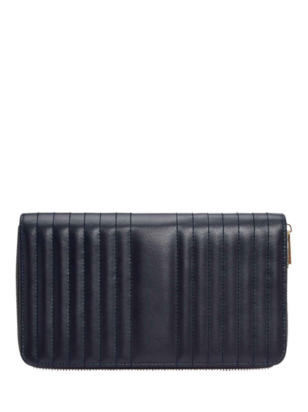 WOLF Maria Leather Jewellery Portfolio, Navy
