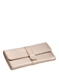 WOLF Palermo Leather Jewellery Roll, Rose Gold