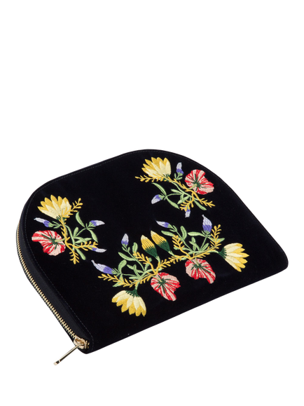 WOLF Zoe Velvet Jewellery Portfolio - view 2, Indigo