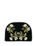 WOLF Zoe Velvet Jewellery Portfolio, Forest Green