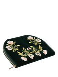 WOLF Zoe Velvet Jewellery Portfolio, Forest Green