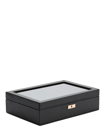 WOLF Axis Vegan Leather 10 Piece Watch Box - view 2, Copper