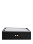 WOLF Axis Vegan Leather 15 Piece Watch Box, Copper