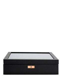 WOLF Axis Vegan Leather 15 Piece Watch Box, Copper