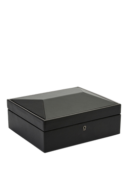 WOLF British Racing Vegan Leather 8 Piece Watch Box - view 2, Black