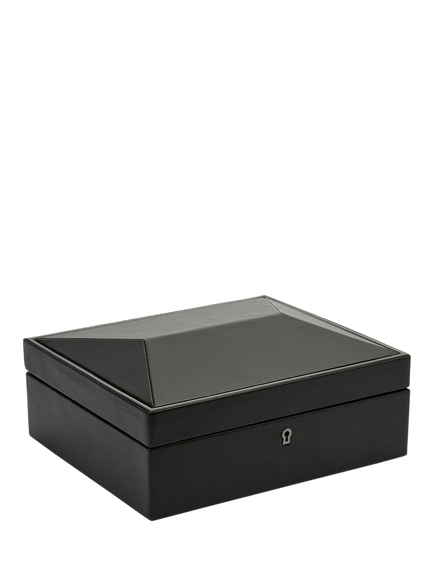 WOLF British Racing Vegan Leather 8 Piece Watch Box - view 2, Black