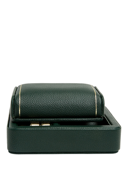WOLF British Racing Vegan Leather Single Travel Watch Stand - view 2, Green
