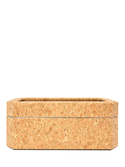 WOLF Cortica Cork 4 Piece Watch Box, Natural, Natural