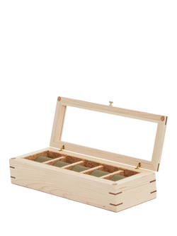 WOLF X Analog Shift 1976 Collection Solid Wood 5 Piece Watch Box - view 2, Maple