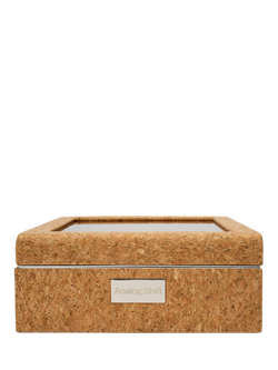 WOLF X Analog Shift 1976 Collection Cork 8 Piece Watch Box, Natural, Natural