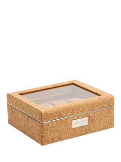 WOLF X Analog Shift 1976 Collection Cork 8 Piece Watch Box, Natural - view 2, Natural