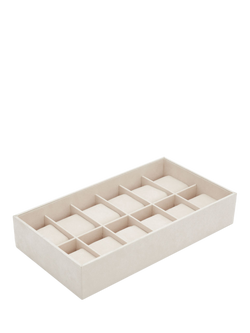 WOLF Vault 12 Piece Watch Tray Insert, Beige - view 2, Beige