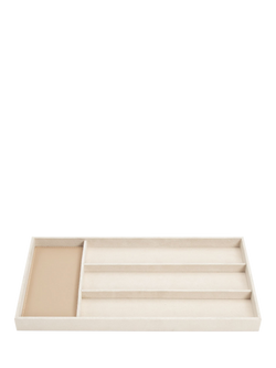 WOLF Vault Watch Strap Tray Insert, Beige, Beige