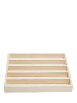 WOLF Vault Necklace Half Tray Insert, Beige, Beige