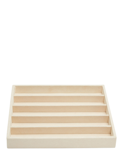 WOLF Vault Necklace Half Tray Insert, Beige, Beige