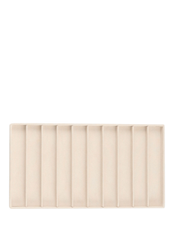 WOLF Vault Necklace Tray Insert, Beige, Beige