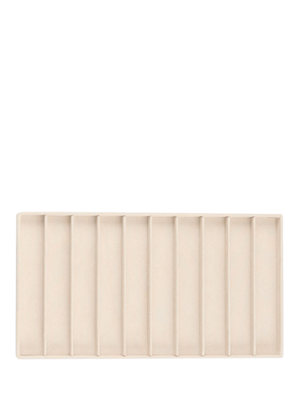 WOLF Vault Necklace Tray Insert, Beige, Beige