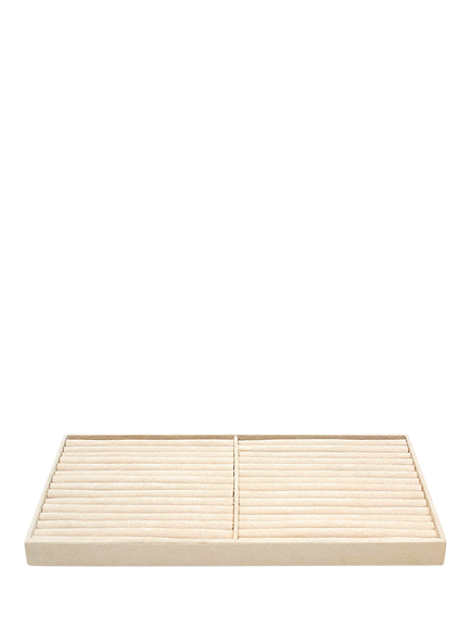 WOLF Vault Ring Tray Insert, Beige, Beige
