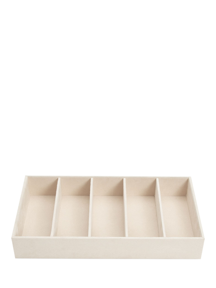 WOLF Vault Sunglass Tray Insert. Beige, Beige