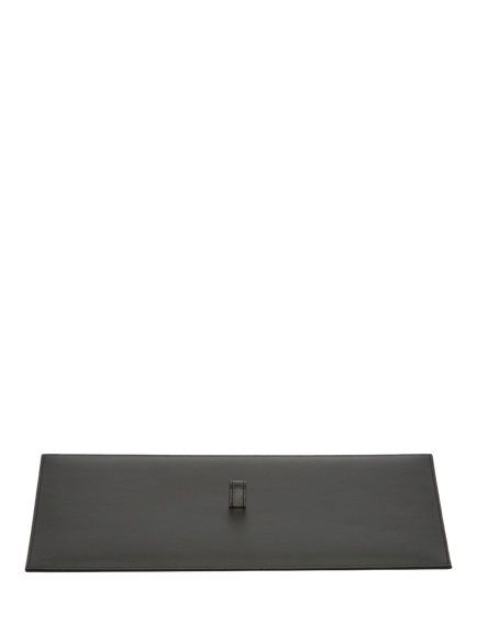 WOLF Vault Vegan Leather Jewellery and Accessories Tray Lid, Black