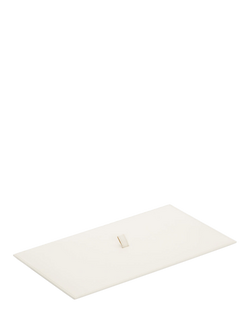 WOLF Vault Vegan Leather Jewellery and Accessories Tray Lid - view 2, Ivory