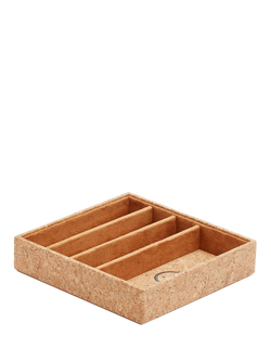 WOLF X Analog Shift 1976 Collection Cork Watch Strap Valet Tray, Natural - view 2, Natural