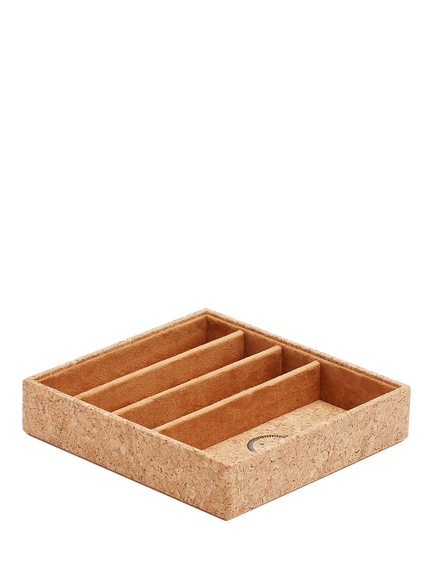 WOLF X Analog Shift 1976 Collection Cork Watch Strap Valet Tray, Natural - view 2, Natural