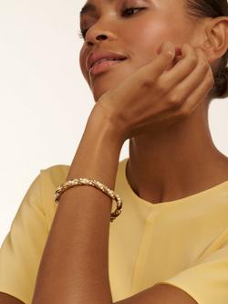 Ted Baker Tilaa Twisted Pearl Cuff - view 2, Gold