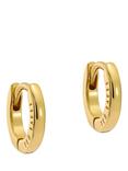 Ted Baker Crisete 10mm Logo Hoop Earrings, Gold
