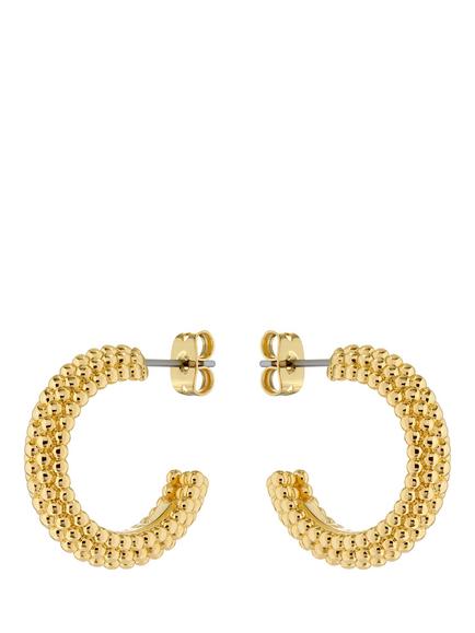 Ted Baker Dotetta Dotty Hoop Earrings - view 2, Gold