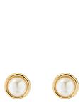 Ted Baker Sinaa Pearl Stud Earrings, Gold