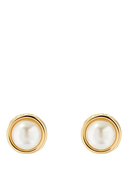 Ted Baker Sinaa Pearl Stud Earrings, Gold, Gold