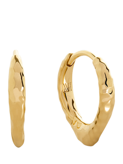 Monica Vinader Siren Tapered Huggie Earrings, Gold