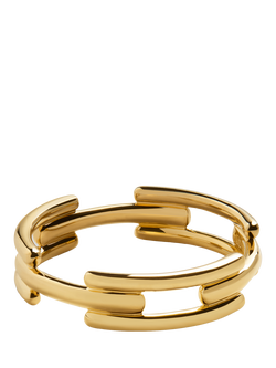 Monica Vinader Signature Link Stacking Ring, Gold, Gold