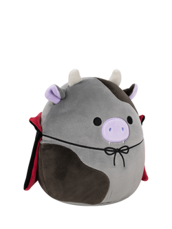 Squishmallows Bridgette the Grey & Black Cow 7.5" Halloween Plush Soft Toy - view 2, Multi