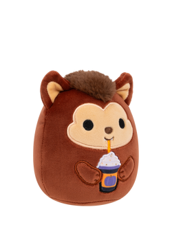 Squishmallows Wade the Brown Werewolf Holding Frappe Halloween 7.5" Plush Soft Toy - view 2, Multi