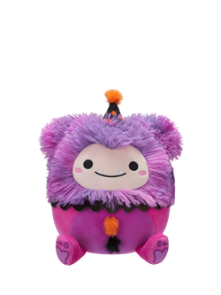 Squishmallows Woxie the Magenta Bigfoot in Clown Costume Halloween 7.5" Plush Soft Toy, Multi